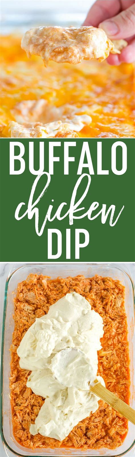 Buffalo Chicken Dip - An easy classic that features three different ...