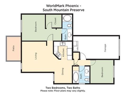 Worldmark Anaheim Floor Plan - floorplans.click