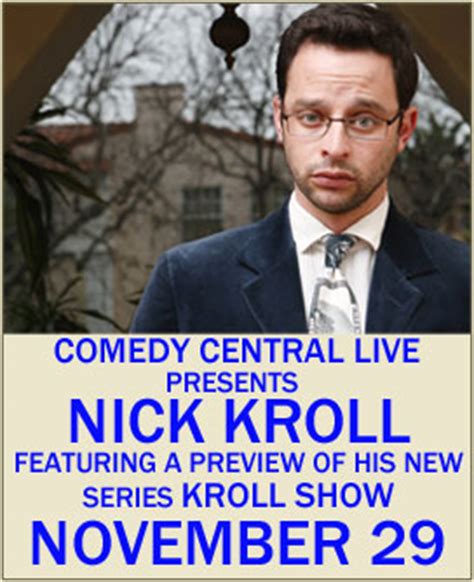 Win "Couch Seats" To Nick Kroll at The Gramercy Theater, The Kroll Show ...