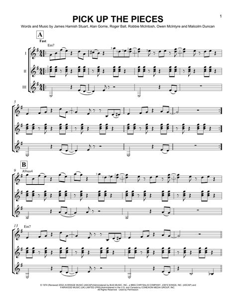 Pick Up The Pieces | Sheet Music Direct