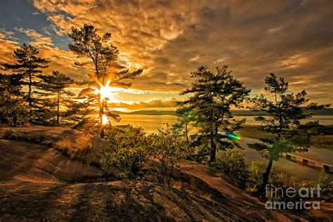 Georgian Bay Sunset Photograph by Charline Xia - Fine Art America