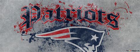 New england patriots logo 4K wallpaper download