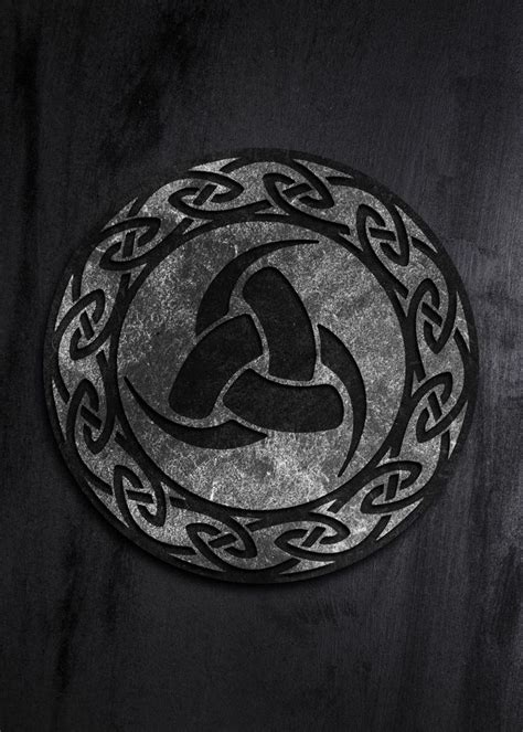 'Triple Horn of Odin' Poster by Art by Occho | Displate | Horns, Tattoo inspiration, Odin