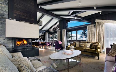 Chalet le Coquelicot, Luxury Ski Chalet Interior Design - Wilkinson Beven
