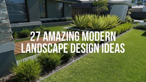 🔴 27 Amazing MODERN LANDSCAPE DESIGN Ideas - YouTube