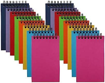 Amazon.com : Aacehlh Small Spiral Notebook Set of 16,Mini 3x5 Pocket Notebook With Lined Pages ...