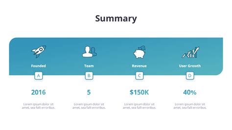 Summary Slide Page