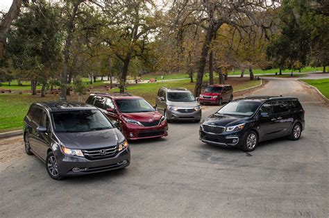 The Big Test: 2015 Minivans - Chrysler, Honda, Kia, Nissan, and Toyota