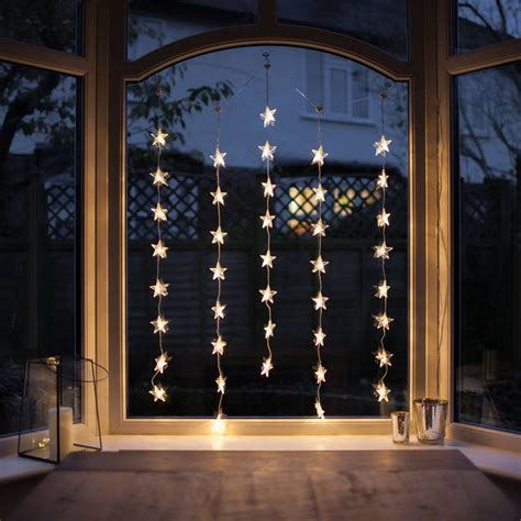 Star Window Curtain Light By Lights4fun | Indoor christmas lights, Christmas window lights ...