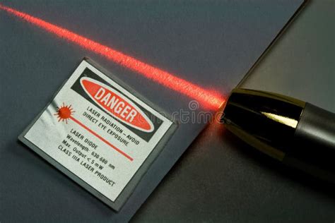 Beam of Red Laser Light stock image. Image of pointing - 21561343