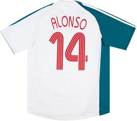 2006-07 Liverpool Third Shirt Alonso #14 - Excellent 8/10 - (M)