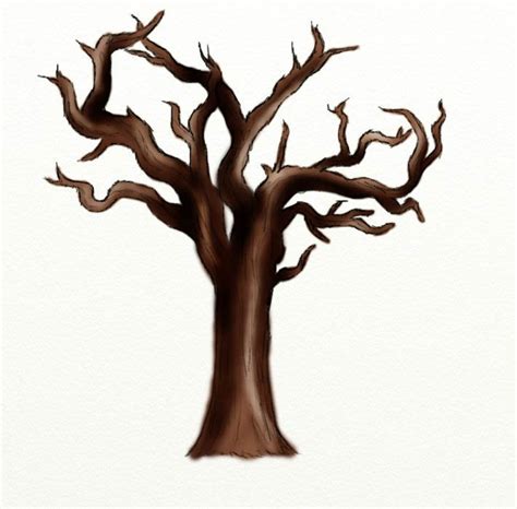 How to Draw a Dead Tree - FeltMagnet