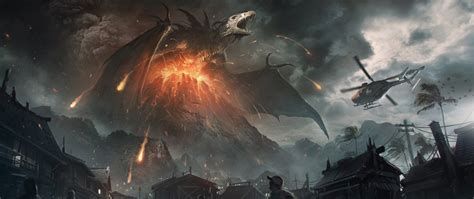 Official Rodan Concept Art (Godzilla 2 Official Concept Artwork Image ...