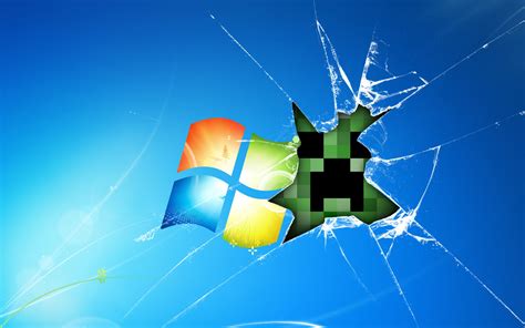 3840x2400 Wallpaper windows, minecraft, game, glass, desktop | Wallpaper ponsel, Seni, Desain