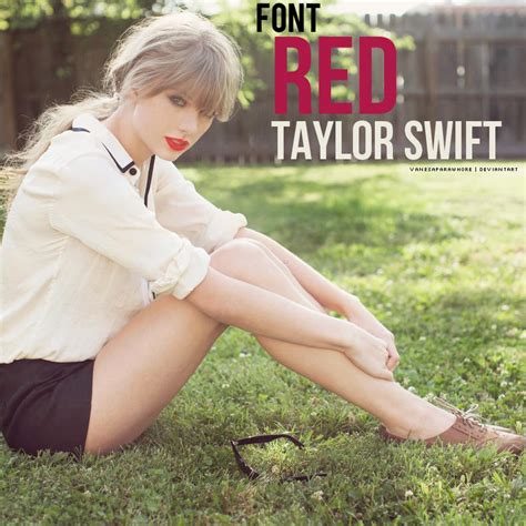 Font Red Taylor Swift by VanesaParawhore on DeviantArt
