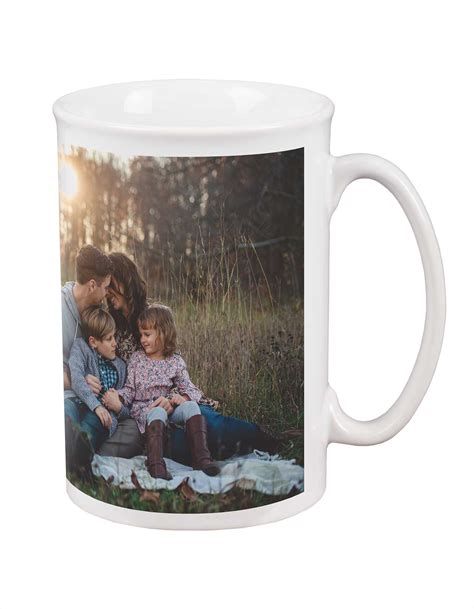 Large Custom Coffee Mugs | 18 Oz Personalized Photo Mug