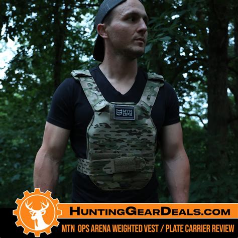 MTN OPS Arena Weighted Vest/Plate Carrier Review - Hunting Gear Deals