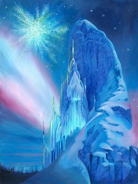 Disney Fine Art: “Ice Castle" by John Rowe | Frozen pictures, Frozen ...