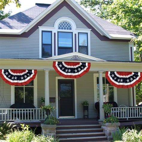 Patriotic American Flag Bunting Banner 30 X 72 - Etsy