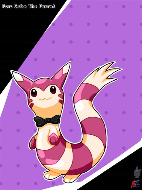 Shiny furret for Gabe The Furret by milliethecoyote on DeviantArt