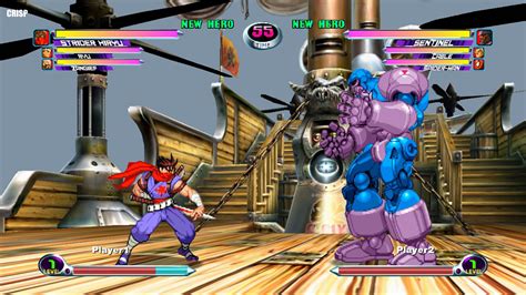 Marvel vs. Capcom 2 HD Sprites in Crisp rendering mode