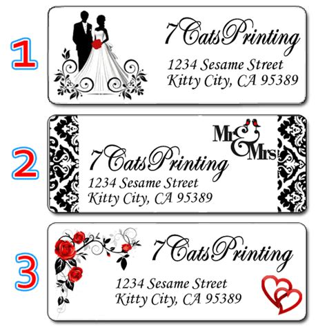 Romulusflood: Fancy Address Labels For Wedding Invitations