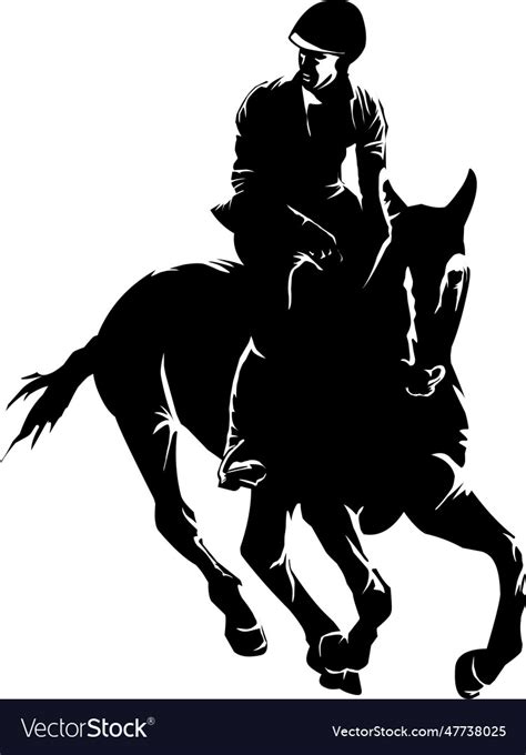 Horse race Royalty Free Vector Image - VectorStock