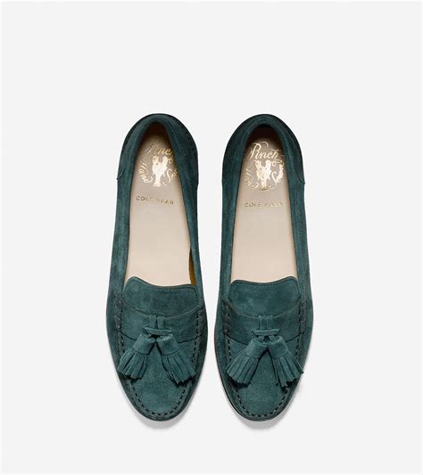 Lyst - Cole Haan Women's Pinch Grand Tassel Loafer in Green