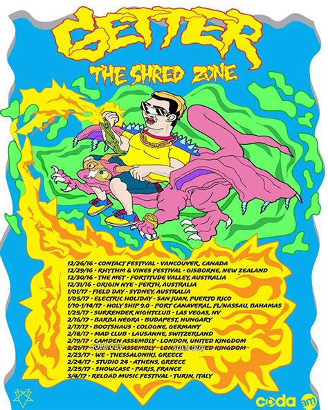 Getter Announces First Tour of 2017 - The Shred Zone - Hitting Canada, Australia, Puerto Rico ...