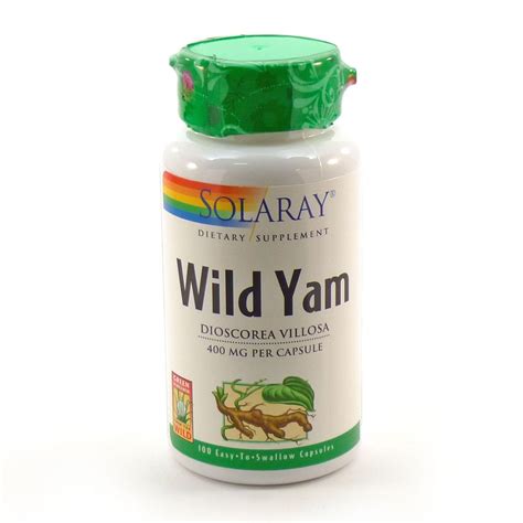 Solaray Wild Yam 100 Capsules - Walmart.com - Walmart.com