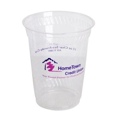 Biodegradable Clear Plastic Cup, 12oz. | Promotions Now