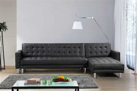 Leather Sectional Sleeper Sofa