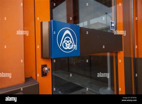 Steel thyssenkrupp logo hi-res stock photography and images - Alamy