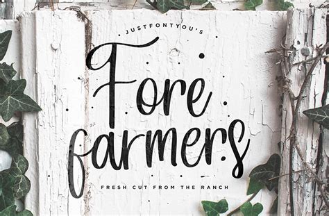 Farmhouse Fonts On Dafont | Lanunmuda