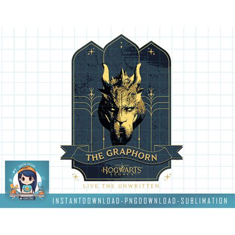 Harry Potter Hogwarts Legacy The Graphorn png, sublimate, di - Inspire Uplift