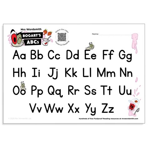 Ahri Basic Combo Alphabet Chart Printable Black And White Includes | The Best Porn Website