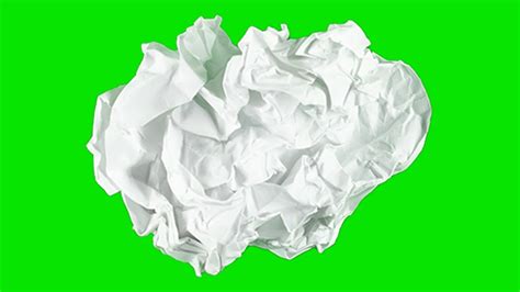 Stop Motion Paper Ball Green Screen Chromakey - YouTube