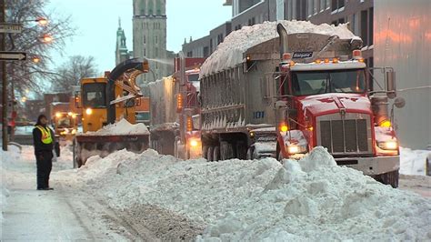 Montreal snow removal almost complete - Montreal - CBC News