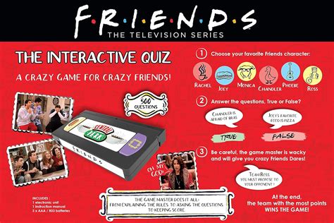 TOMY Games Friends the Interactive Quiz Game, Friends TV Series ...