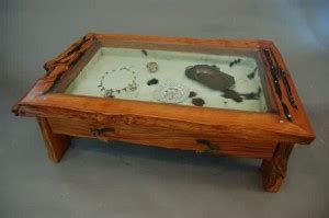 Coffee Table With Glass Display Case | Coffee Table Design Ideas