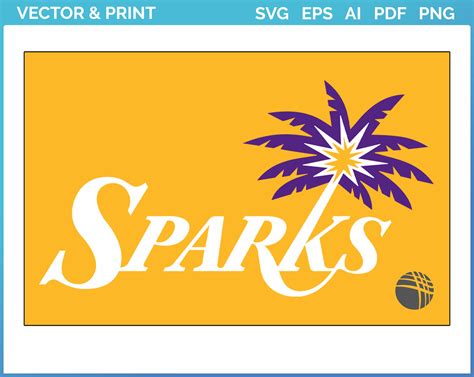 Los Angeles Sparks - Alternate Logo (2021) - Basketball Sports Vector ...