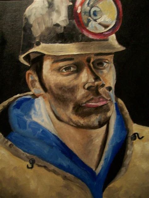 Coal Miner by Mikayla Ziegler | Painting, Coal miners, Art