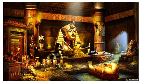 ArtStation - Ancient Egyptian treasure room