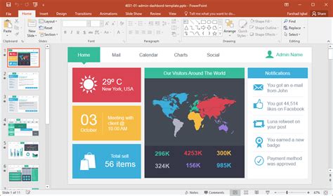 10 Best Dashboard Templates for PowerPoint Presentations