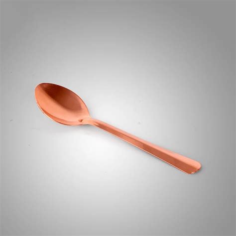 LK409 Pure Copper Spoon Stirring Mixing Spoon Long Handle Coffee Spoon Brass Red Copper Cutlery ...