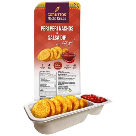 Buy Cornitos Peri Peri Nachos & Salsa Dip Tray 70g Online in Kuwait ...