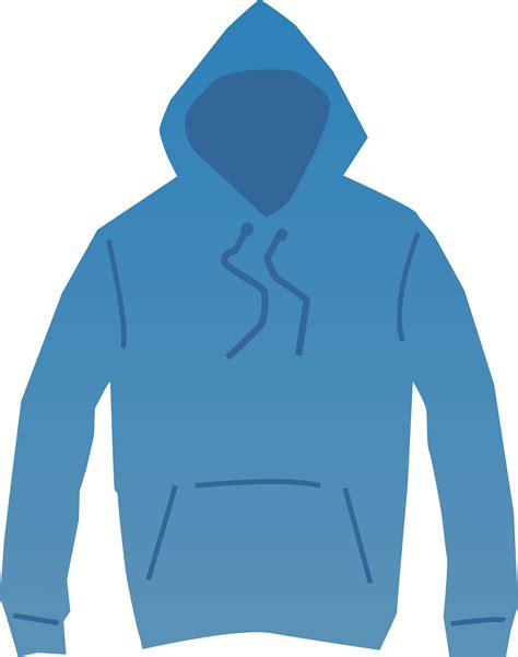 Clipart - Blue hoodie