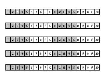 Number Paths 1-20 | Math intervention, Math concepts, Math