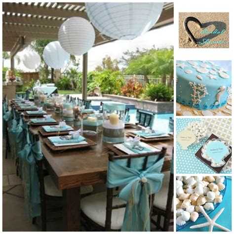 Beach Bridal Shower Inspiration Board | Beach theme bridal shower ...