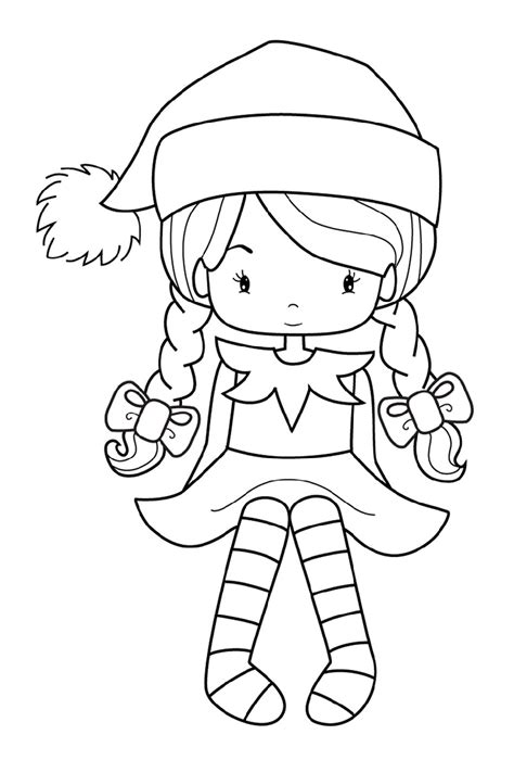 Original Elf Coloring Pages | K5 Worksheets